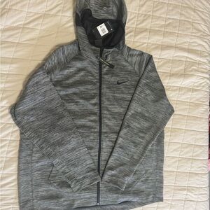 Nike Gray Dri-Fit Zip-Up Hoodie – Size XXL– NWT